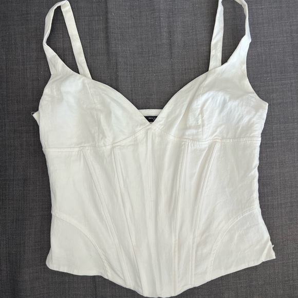 Zara linen blend corset - Picture 3 of 4